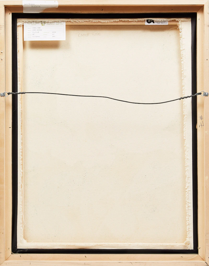 Lenni Workman, Cameo: Rose, oil on canvas, 2003 - view 3