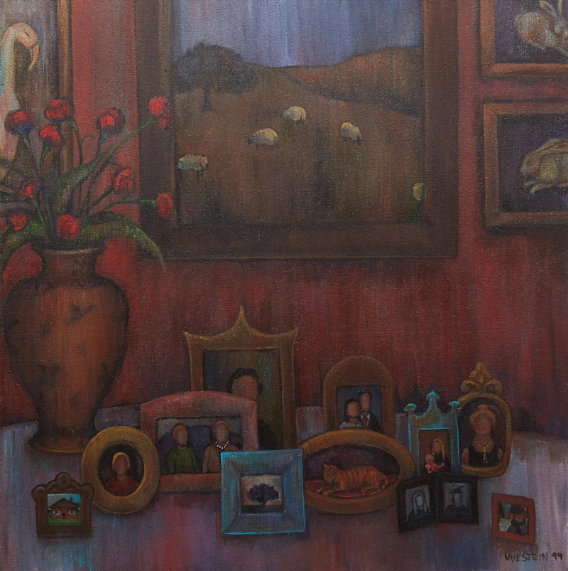 Red Still Life  by Barbara Mulstein
