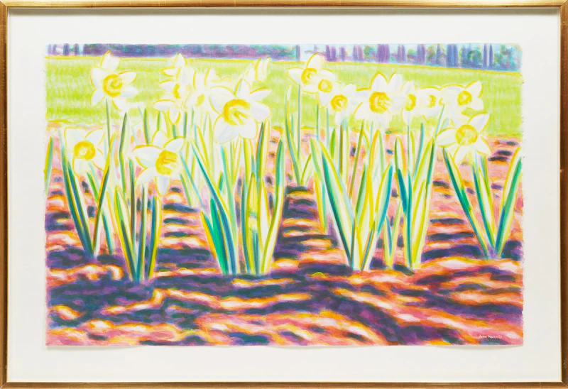 John Ward, Untitled (Flowers in Sunlight), watercolour, 1988 - view 2