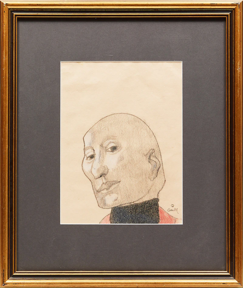 John Gould, The Song has Ended but the Melody Lingers (2001), conté and coloured pencils, 2001 - view 2