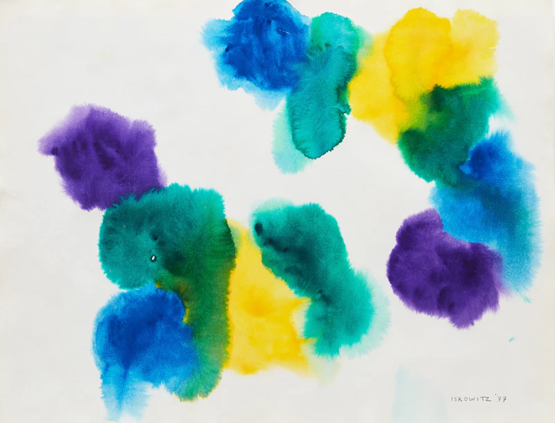 Untitled Abstraction by Gershon Iskowitz