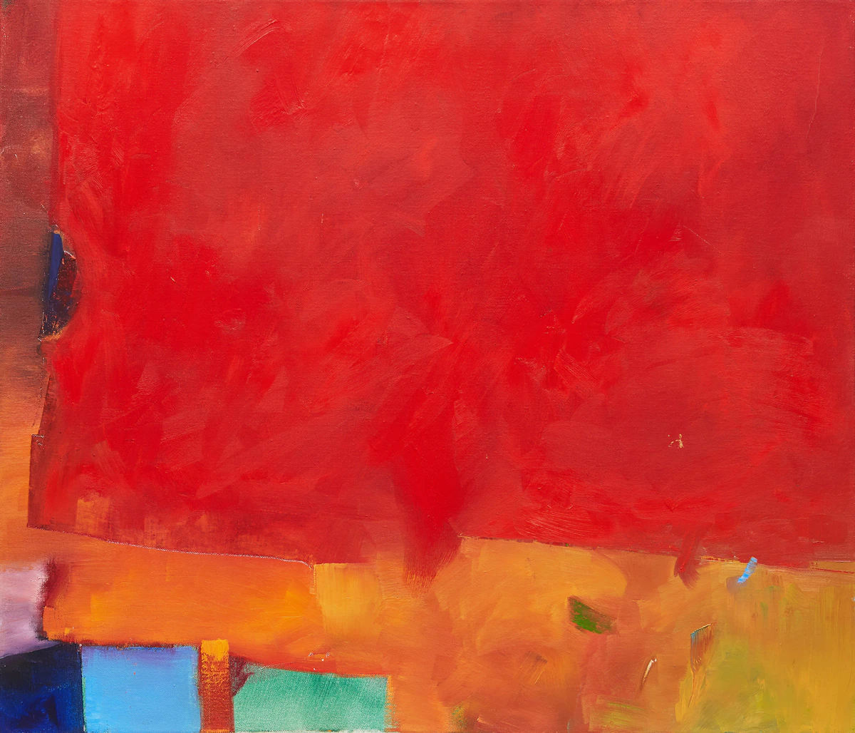 Kathryn Bemrose, Abstract, oil on canvas, 1996
