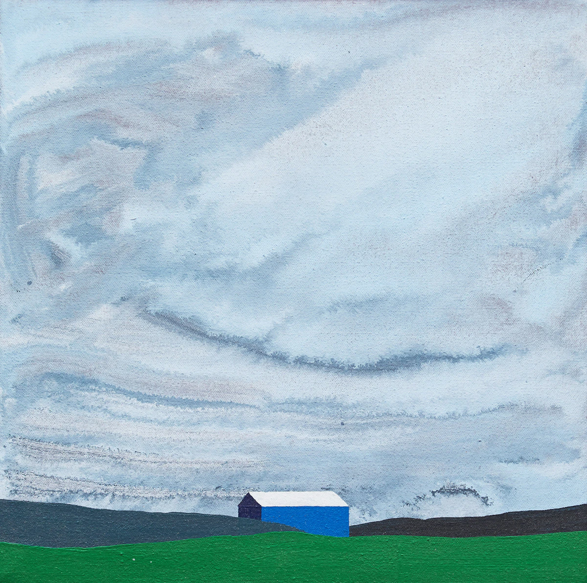 Charles Pachter, Niagara Barn I, acrylic on canvas, 1993