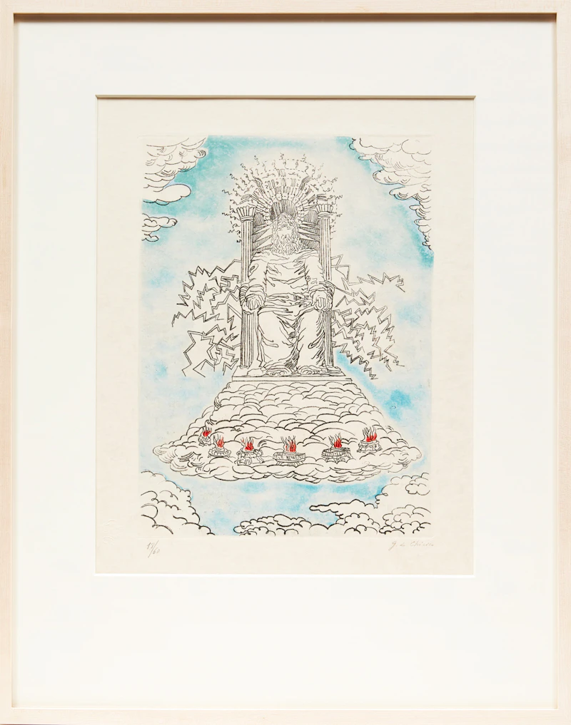 Giorgio de Chirico, Untitled , colour lithograph - view 2