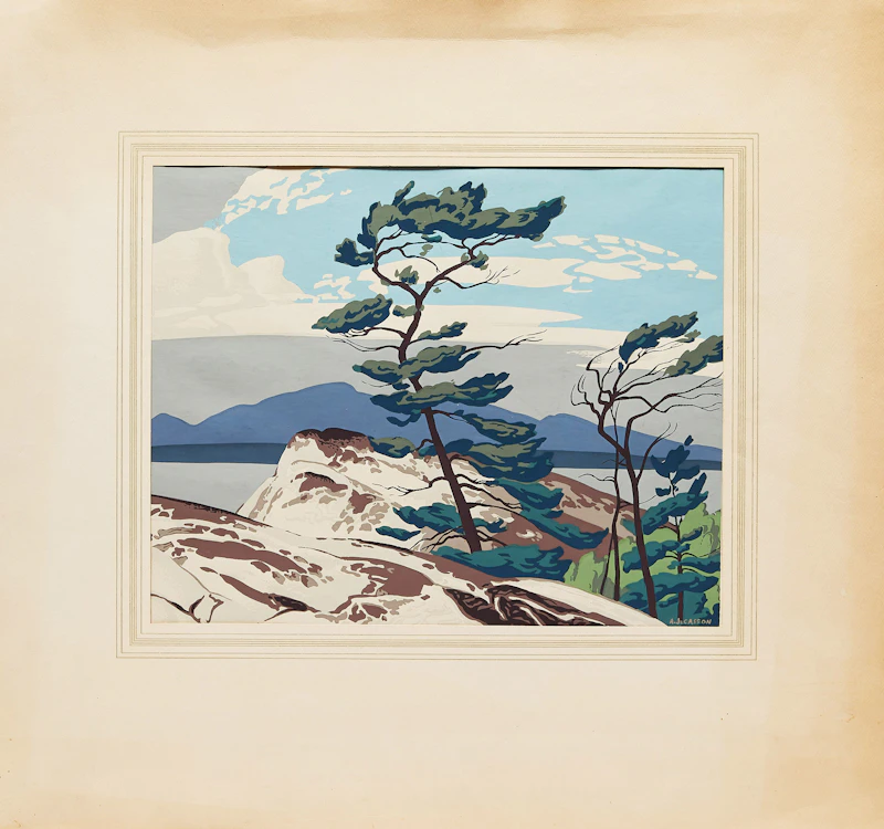 Alfred Joseph Casson, The White Pine, screenprint - view 2