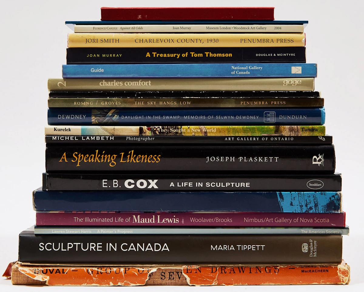 Books and Reference, Twenty Canadian Art Reference Publications, twenty books