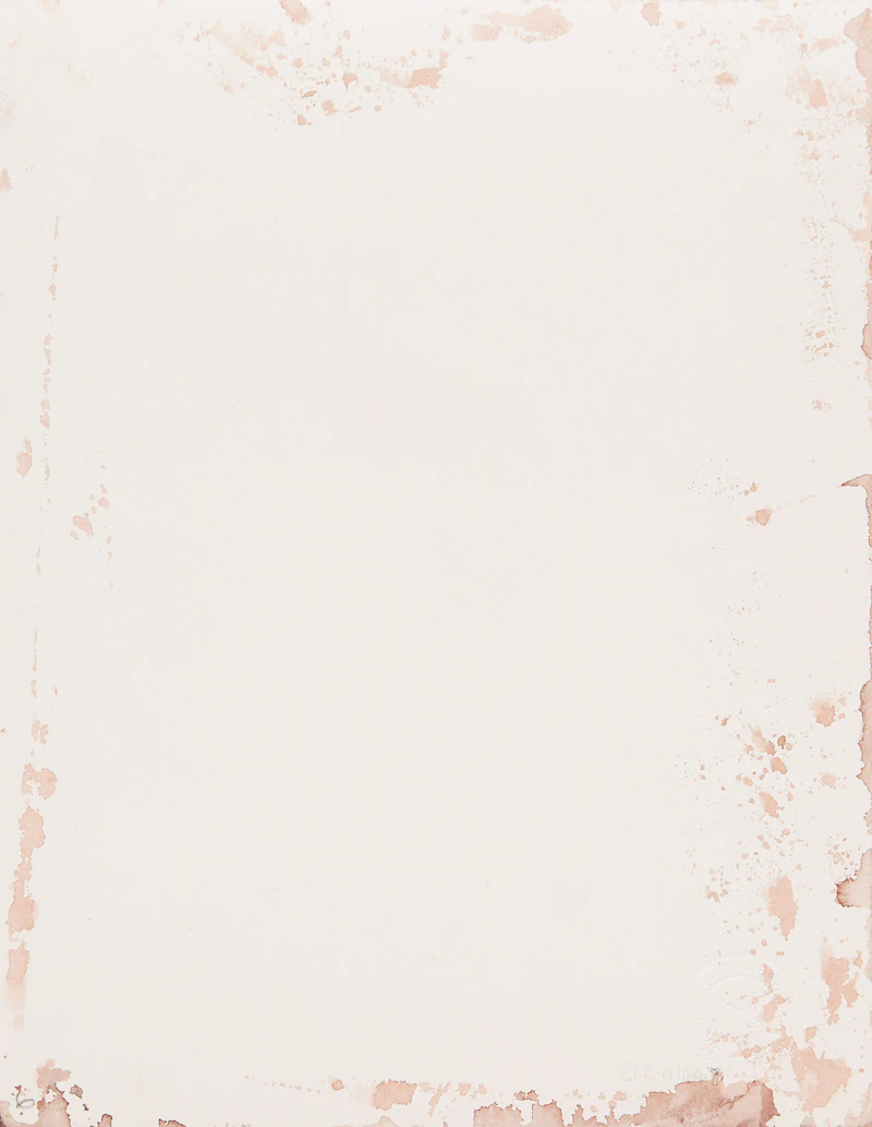 Carl Beam, Untitled (Feather and Ruler), mixed media on paper - view 2