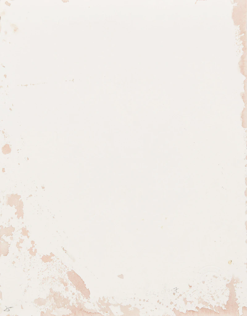 Carl Beam, Untitled (Einstein and Ruler), mixed media on paper - view 2