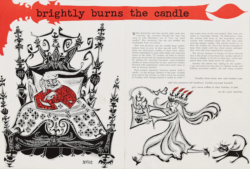 Imperial Oil Review Drawings by Harold Barling Town