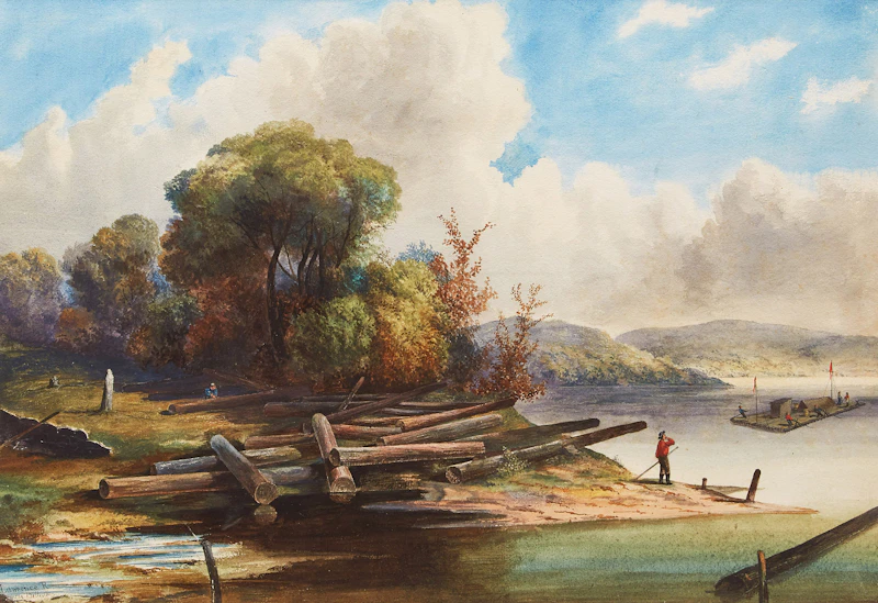 Near Belleville by 19th Century Canadian School