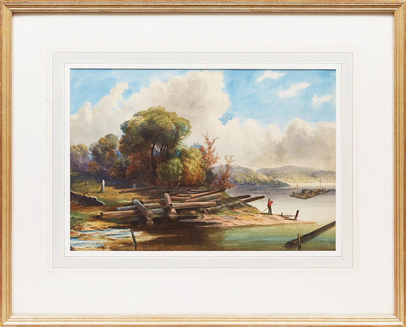 19th Century Canadian School, Near Belleville, watercolour - view 2