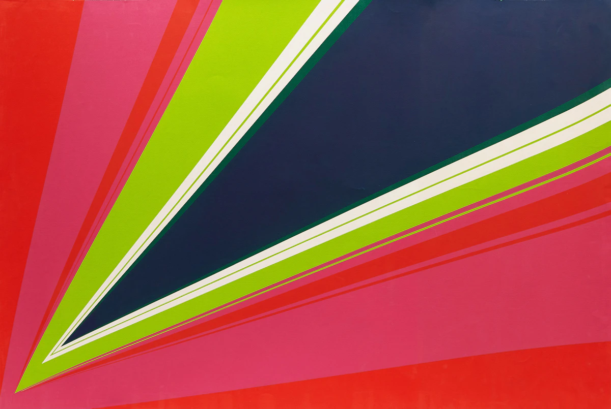Rita Letendre, Combustion, colour silkscreen