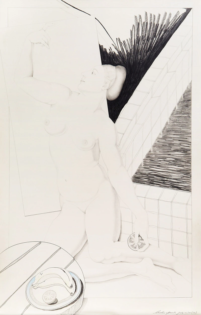 Woman I (after Bronzino) by Leslie Donald Poole