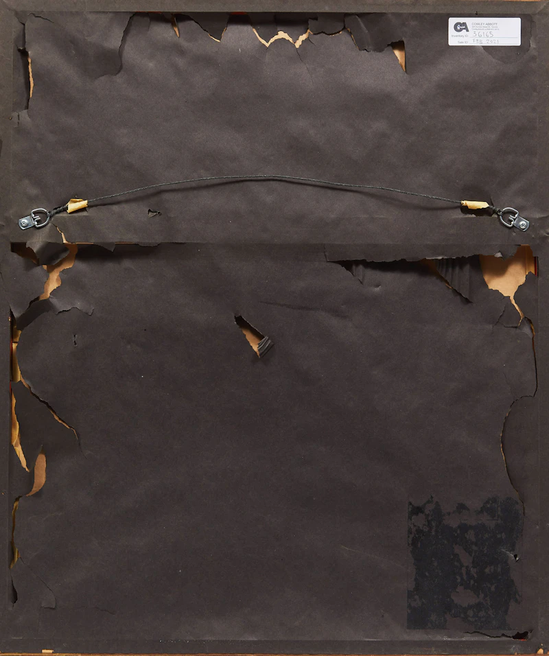 Miller Gore Brittain, Study of a Female Figure, red and black charcoal on paper, 1955 - view 3
