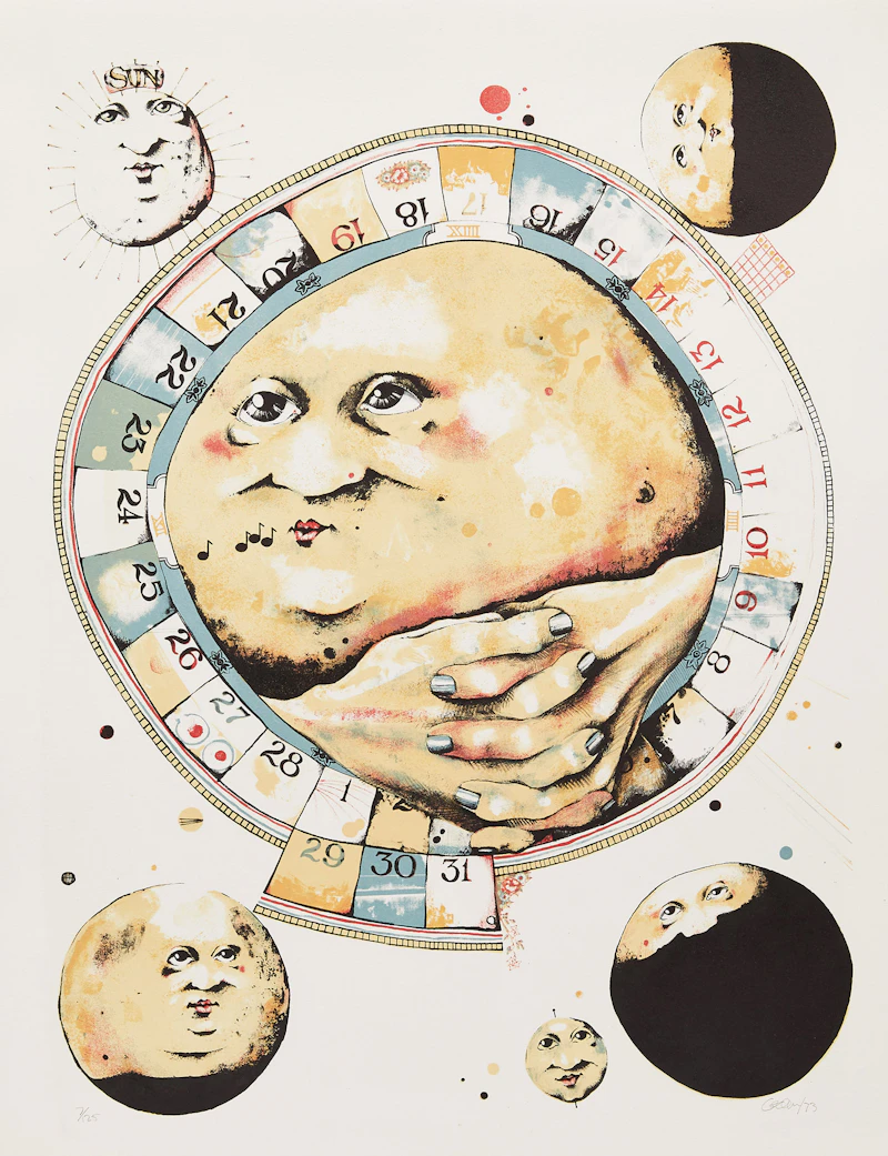 Dennis Geden, Limestoned, ten colour lithographs, 1973 - view 3