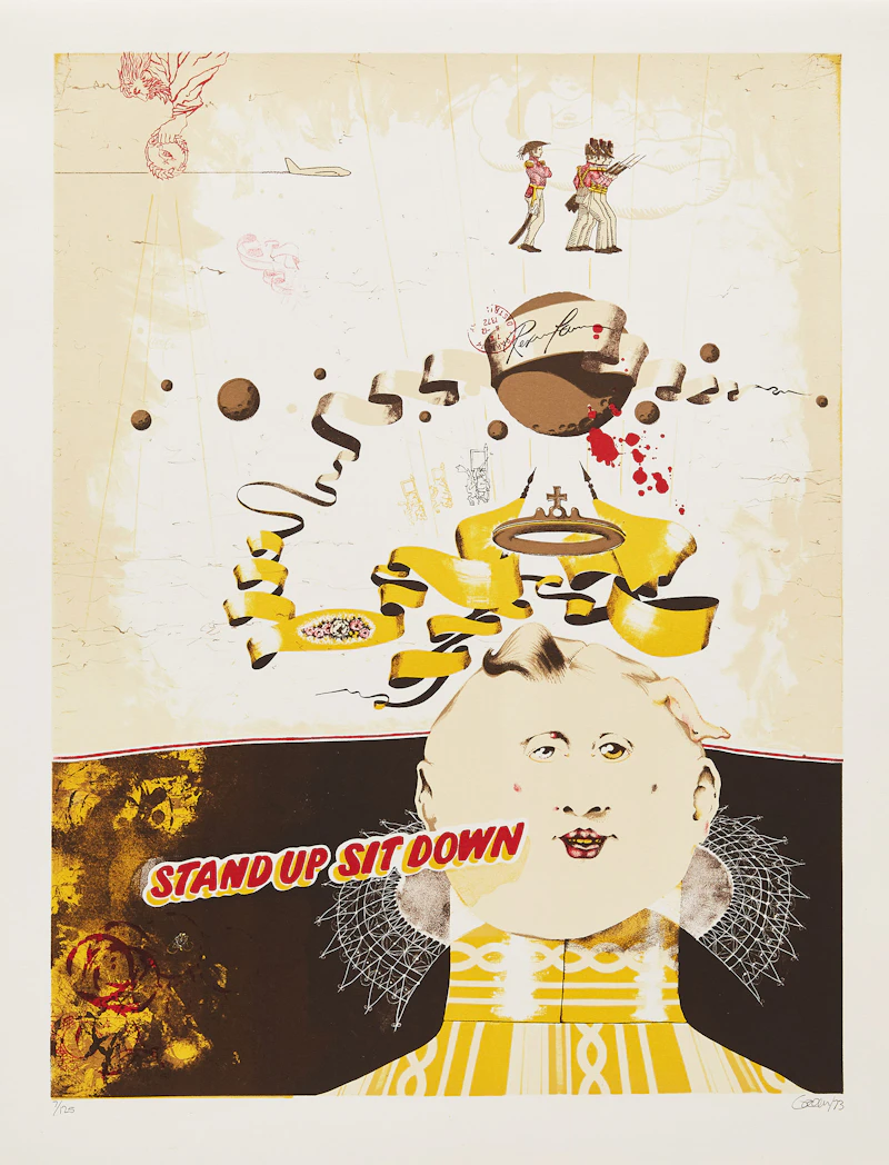 Dennis Geden, Limestoned, ten colour lithographs, 1973 - view 4
