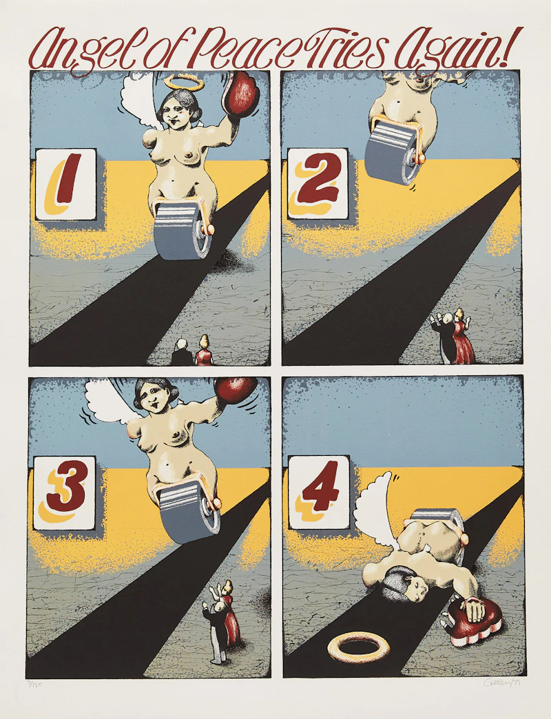 Dennis Geden, Limestoned, ten colour lithographs, 1973 - view 5