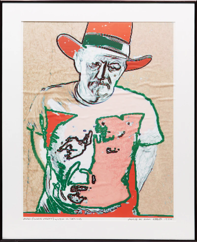 John Reeves, Man (Chris Pratt) with a Genius, digital print, 1994 - view 2