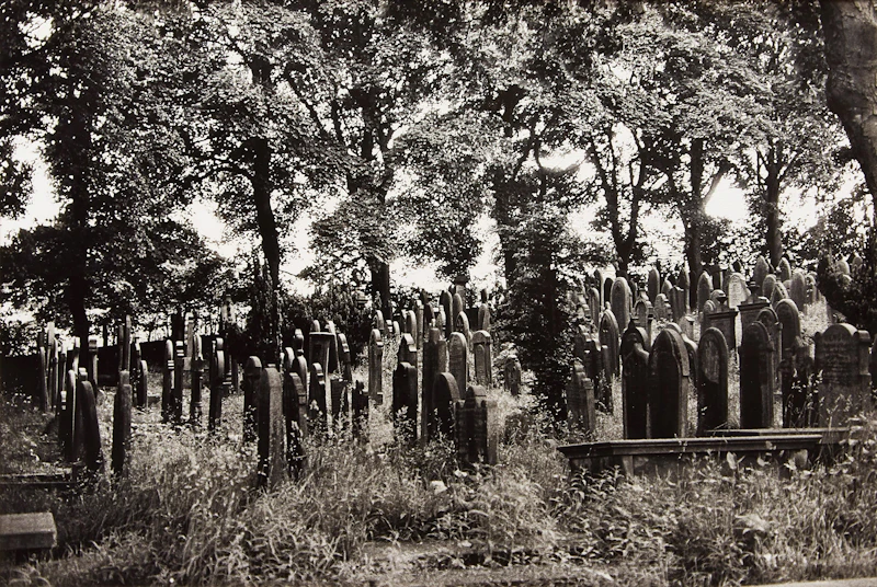 John Reeves, Untitled (Cemetery); Untitled (Country Road with Distant Figure);  , two photographs - view 1