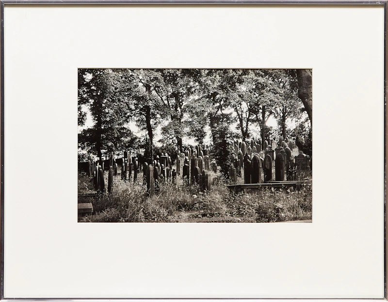 John Reeves, Untitled (Cemetery); Untitled (Country Road with Distant Figure);  , two photographs - view 2