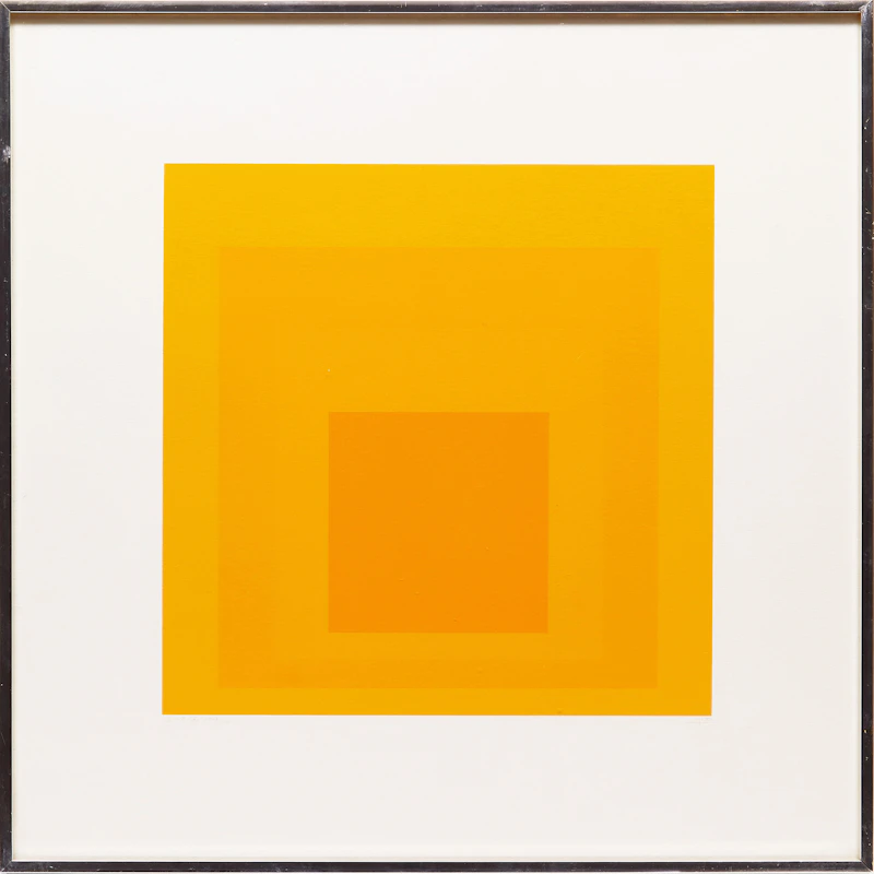 Josef Albers, I-S f (Danilowitz 195), colour screenprint, 1970 - view 2
