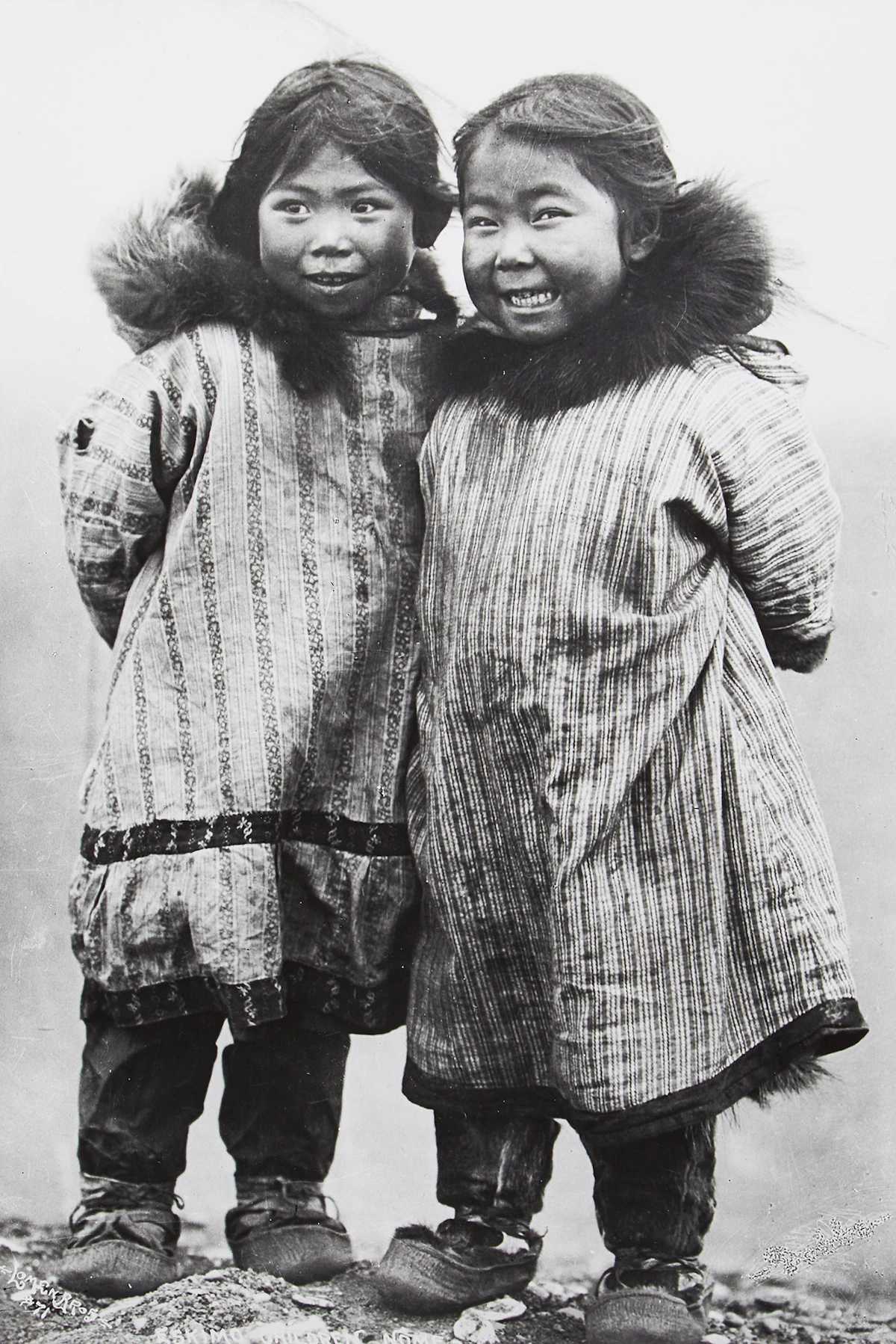 Carl and Alfred Lomen, Inuit Children, Alaska, photograph, circa 1900