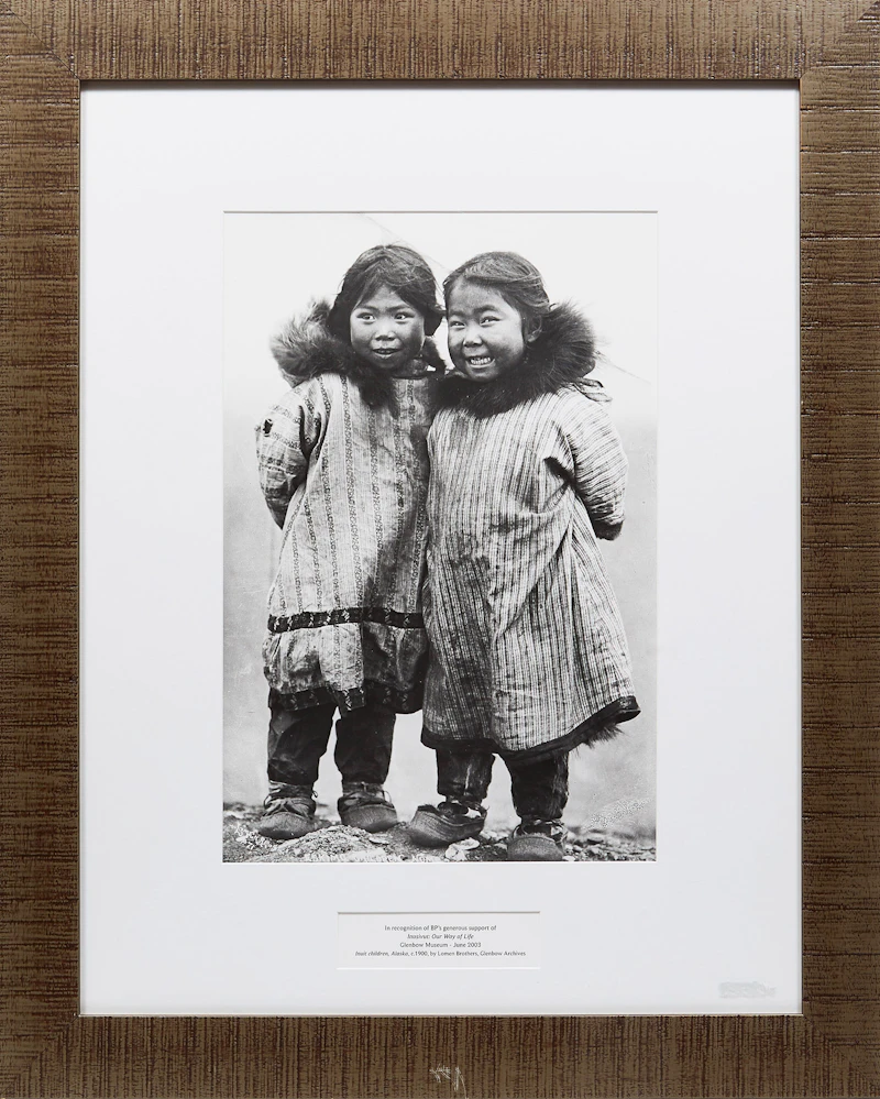 Carl and Alfred Lomen, Inuit Children, Alaska, photograph, circa 1900 - view 2