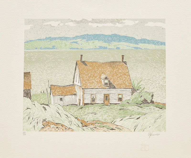 Paul Duval, A.J. Casson / A Tribute, book and lithograph - view 2