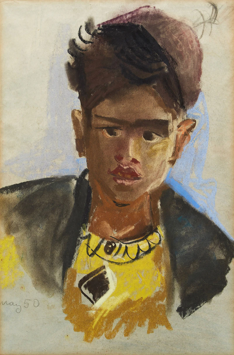 Portrait in Yellow by Karl May