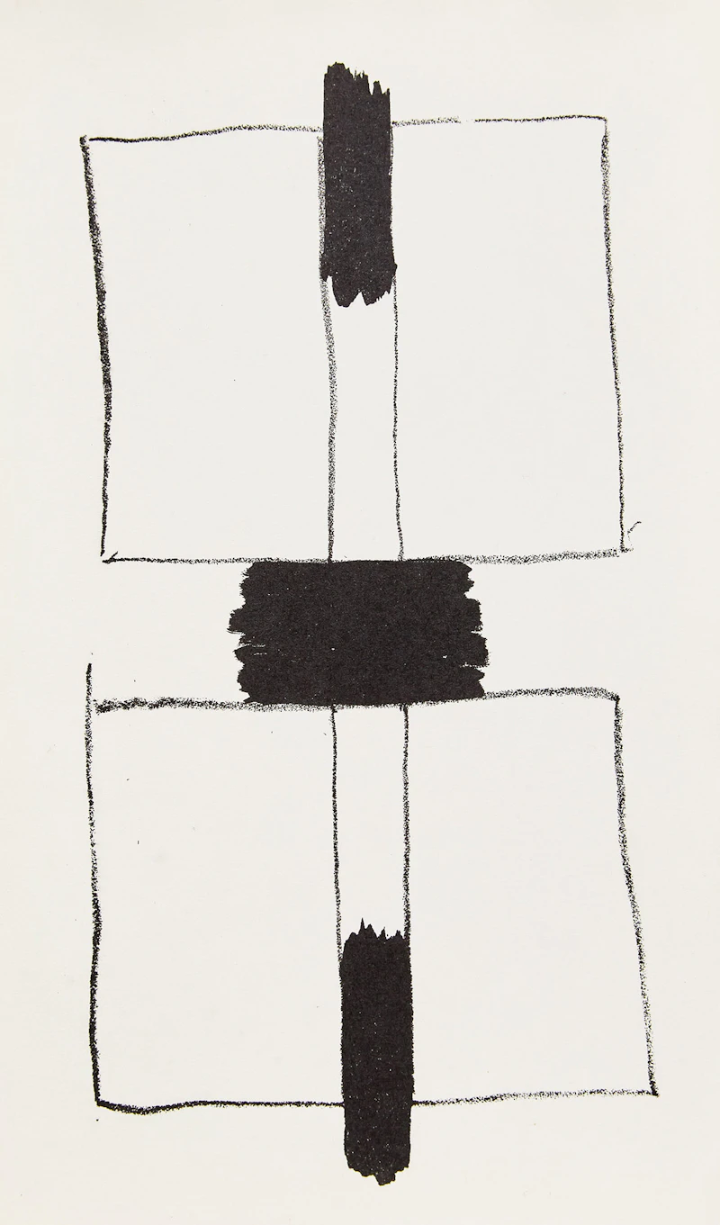 Michael James Aleck Snow, Place of Meeting: Poems 1958-1960; Untitled, book; lithograph, 1961 - view 2