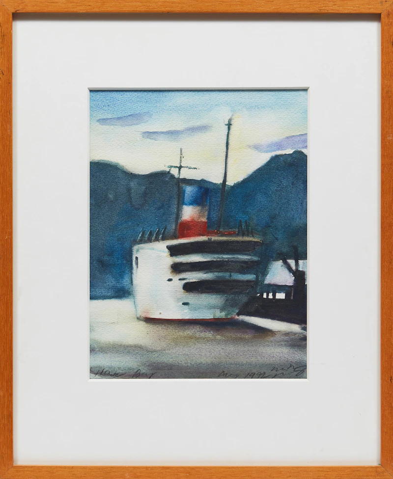 Michael Pflug, Howe Bay, watercolour, 1992 - view 2