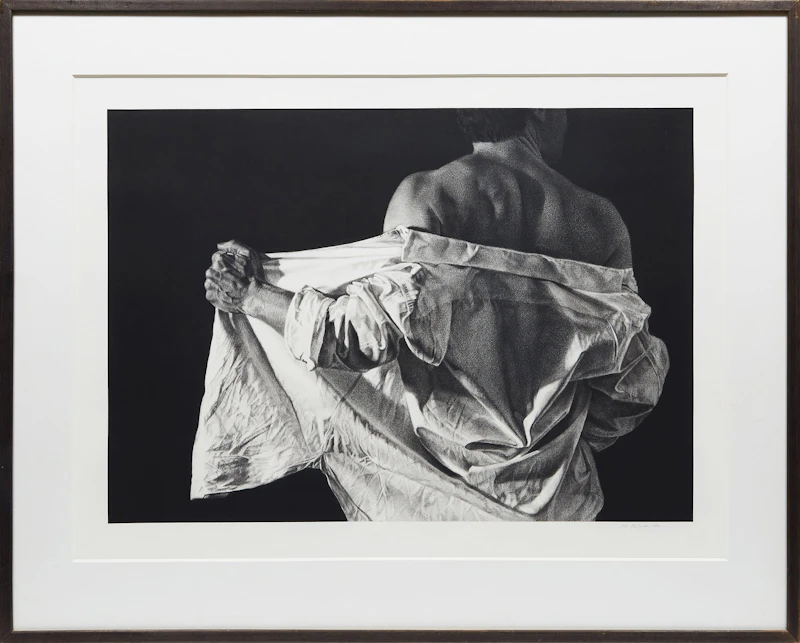 Michael Stefura, Reach, charcoal, 1986 - view 2