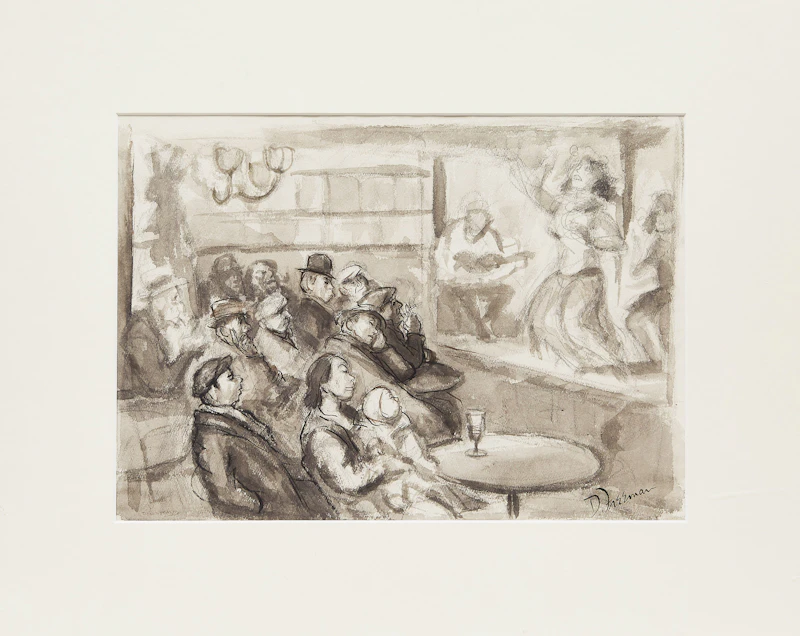 Don Freeman, Burlesque House, ink and wash, circa 1935 - view 2