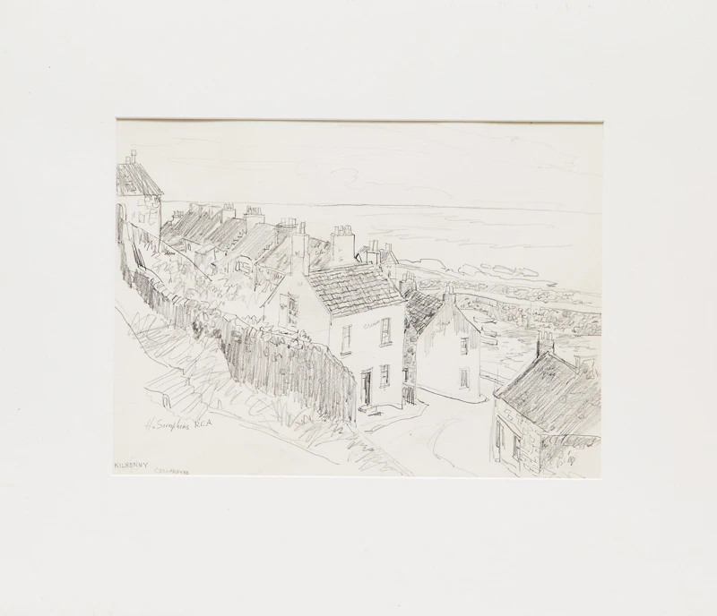 Henry John Simpkins, Morin Heights; Kilrenny Cellardyke, 2 pencil drawings - view 5