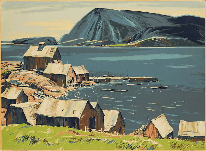 Cape Breton Harbour by Joseph Sidney Hallam