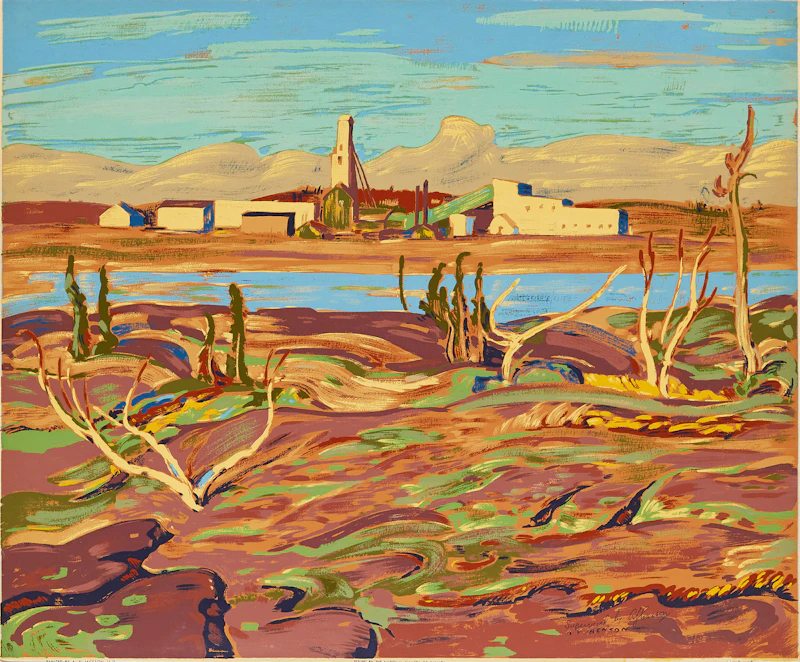 Alexander Young Jackson, Gold Mine, sampson-matthews silkscreen