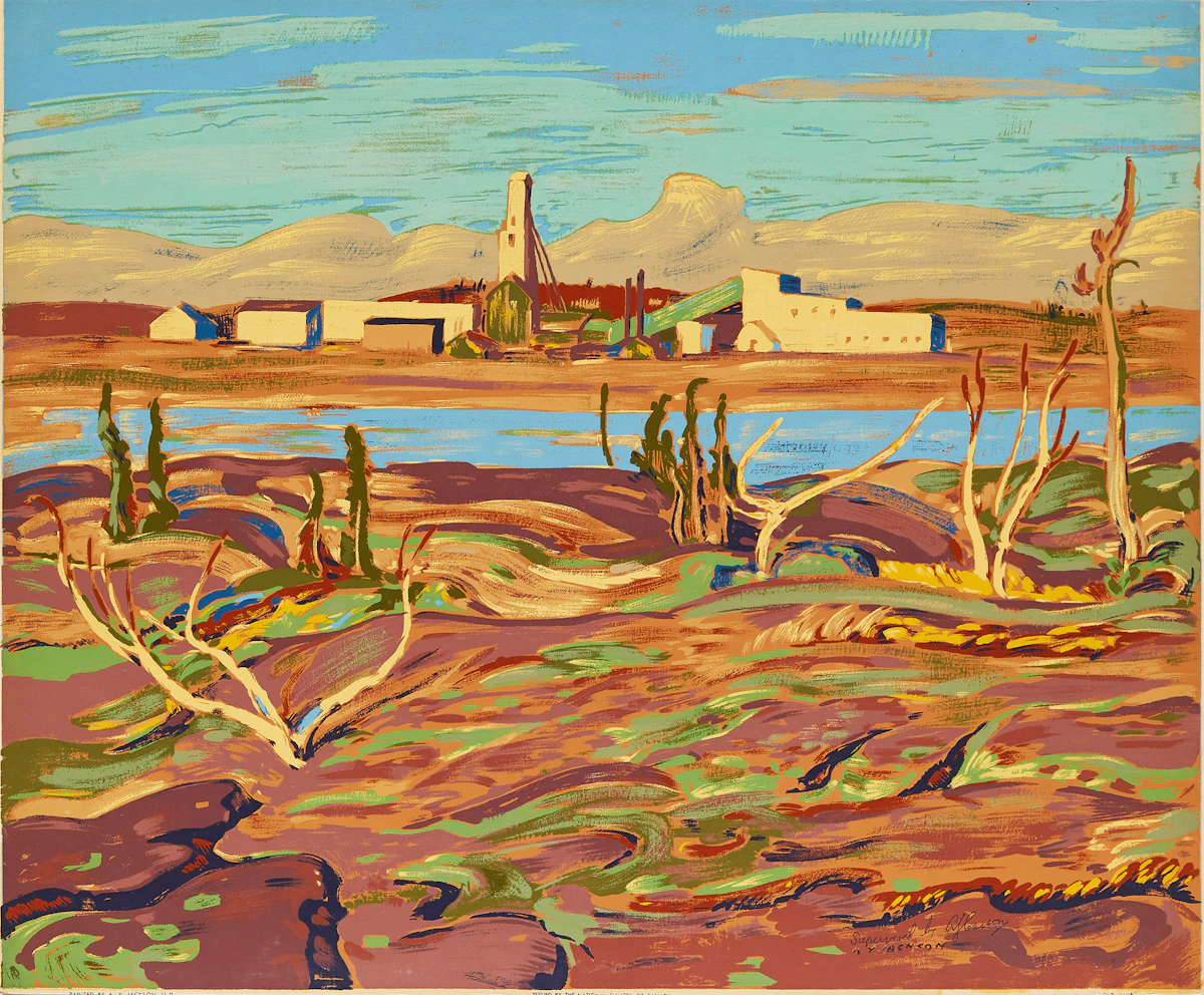 Alexander Young Jackson, Gold Mine, sampson-matthews silkscreen