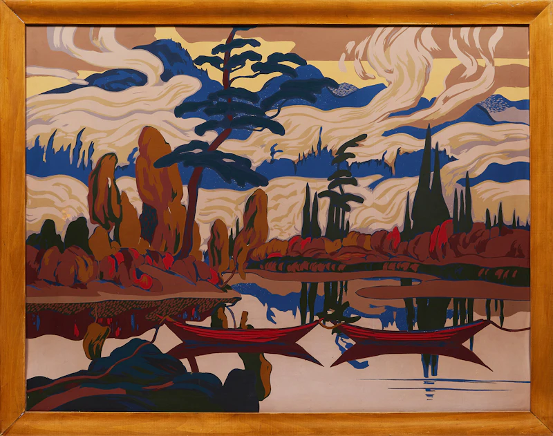 James Edward Hervey MacDonald, Mist Fantasy, sampson-matthews silkscreen - view 2