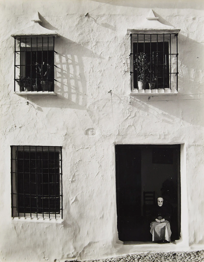 Morley Baer, Mayor of Mijas, Andalucia; House in Mijas, Andalucia, two photographs, 1958 - view 4