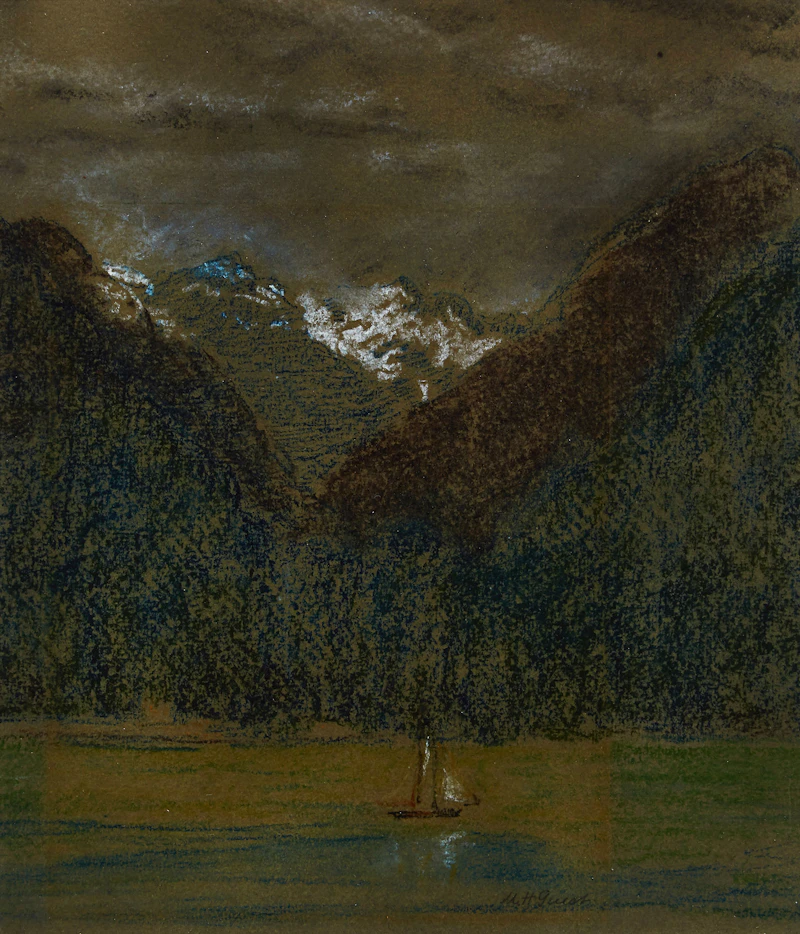 Landscape with Sailboat by Maria Olivia Hewson Guest