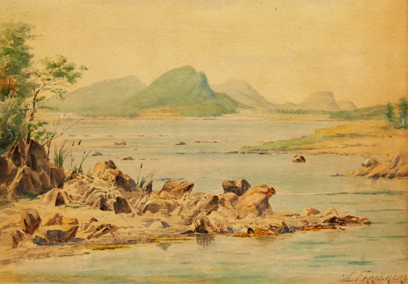 Rivière dans la clairière by Joseph-Charles Franchère
