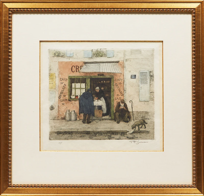 Tavik František  Šimon, Creamarie, aquatint - view 2