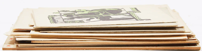 Stanley Francis Turner, Fifteen Christmas cards; Four holiday studies; Two prints, various media - view 1