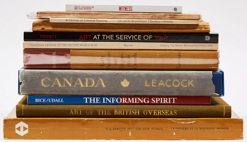 Books and Reference, Eleven Books on Canadian Art History, Early Canada and Canadian War Artists, eleven publications