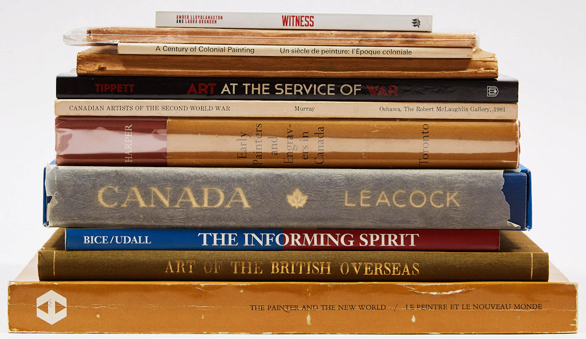 Books and Reference, Eleven Books on Canadian Art History, Early Canada and Canadian War Artists, eleven publications