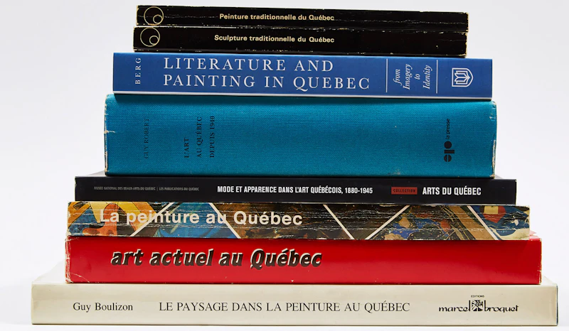 Books and Reference, Eight Publications on Quebec Art, eight books