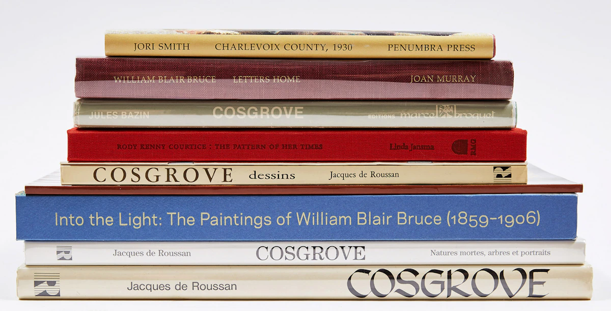 Books and Reference, Ten Publications on Canadian Artists, ten books