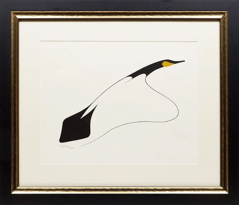 Benjamin Chee Chee, Proud Male, lithograph, 1977 - view 2