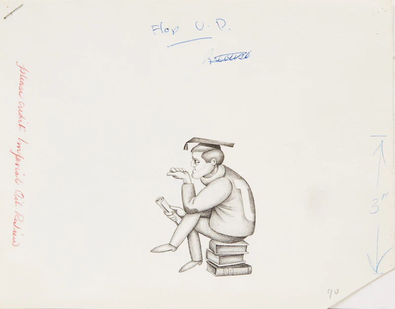 Various Artists, Nineteen Drawings and Illustrations , watercolour; pen & ink; graphite, circa 1960s - view 2