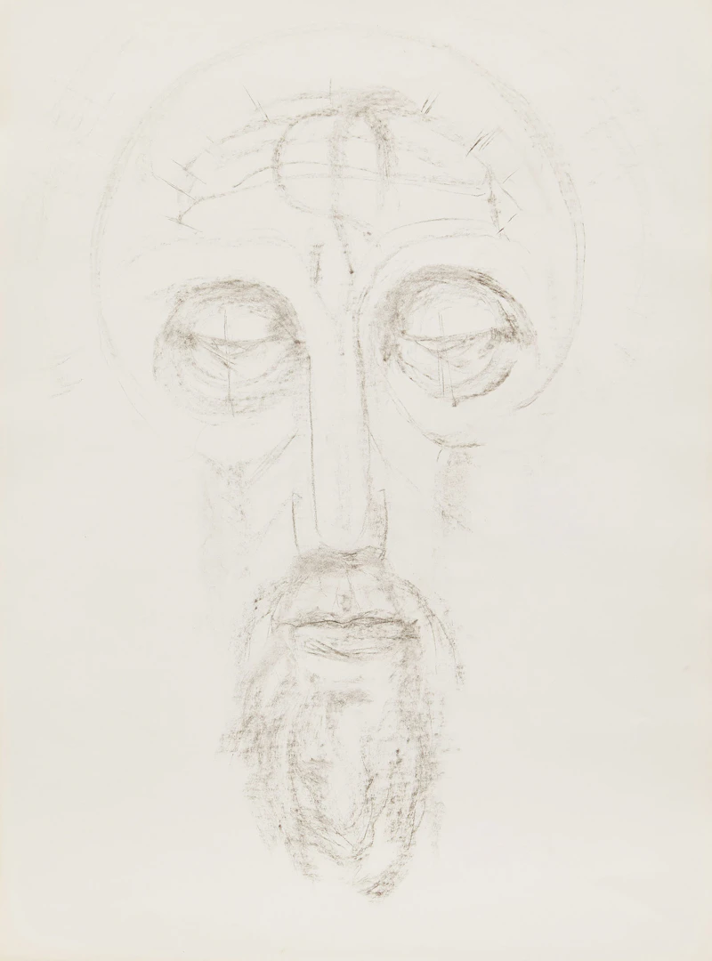 Gerald Milne Moses, Thirty Abstract Figures and Faces, charcoal; graphite on paper, 1959-1961 - view 4